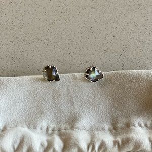 Black Mother of Pearl Tessa Stud